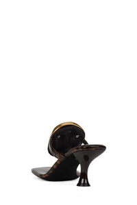 BAZAAR-MH Tortoise Patent Gold 
