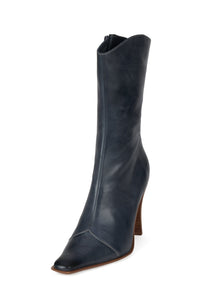 BE-BOLD Jeffrey Campbell Mid-Calf Boot Blue Distressed _hover