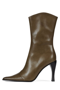 BE-BOLD Jeffrey Campbell Mid-Calf Boot Olive