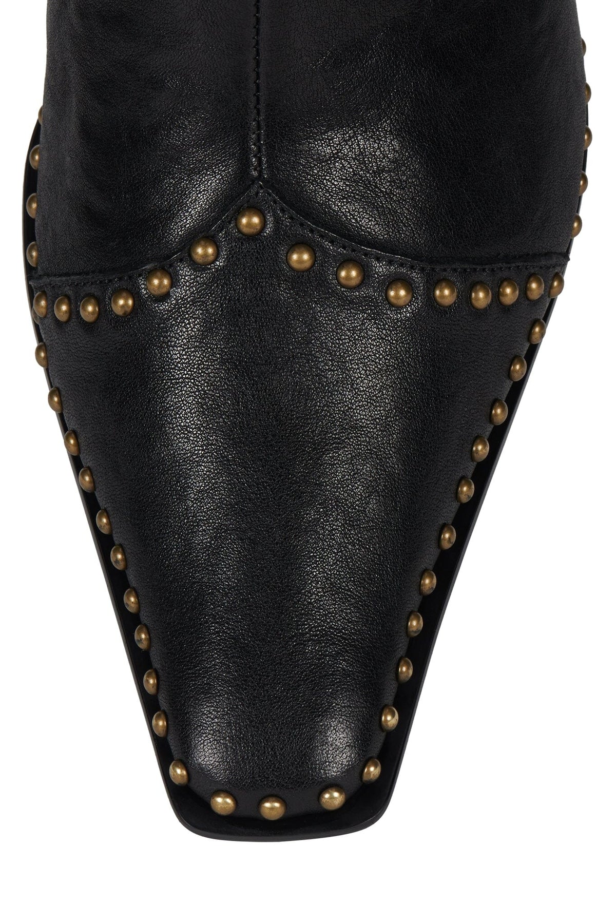BE-BOLD-ST Mid-Calf Heeled Boot Black Wild Combo