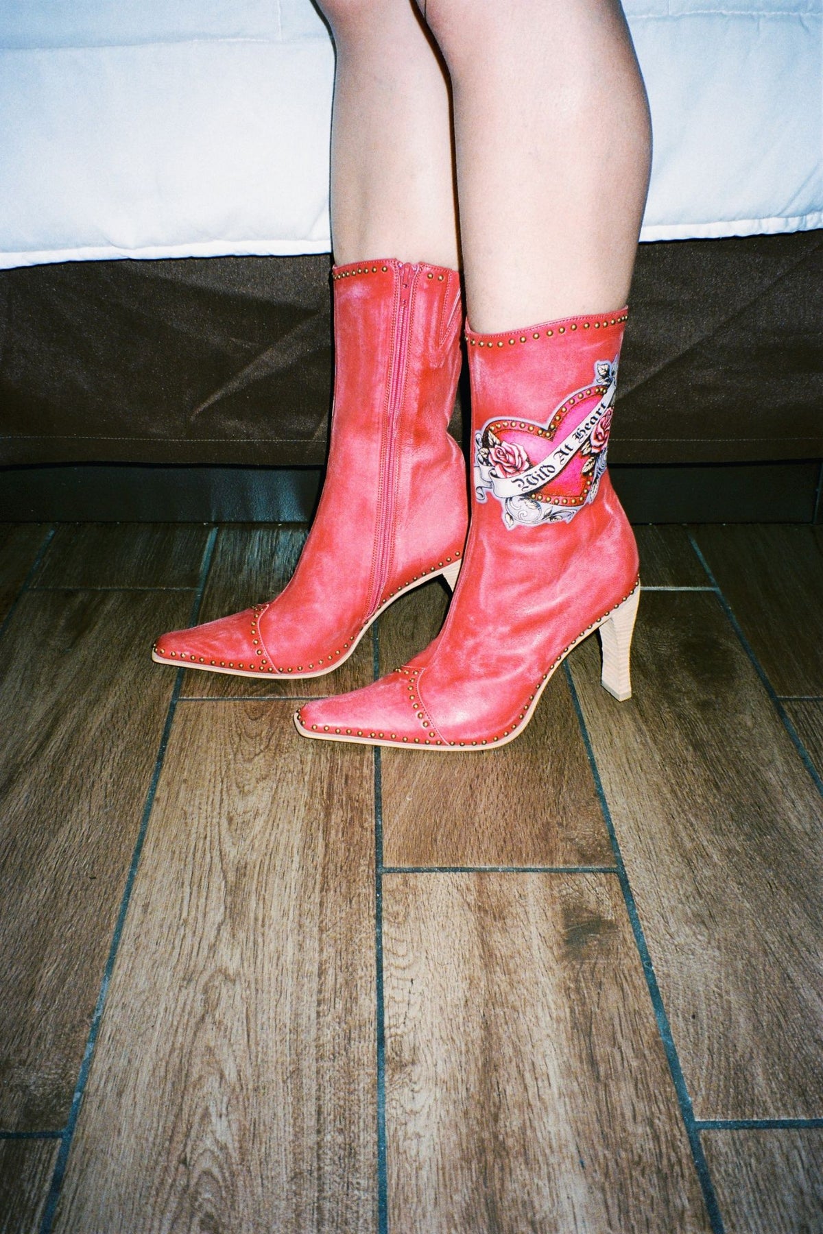 BE-BOLD-ST Mid-Calf Heeled Boot Fuchsia Wild Combo _hover