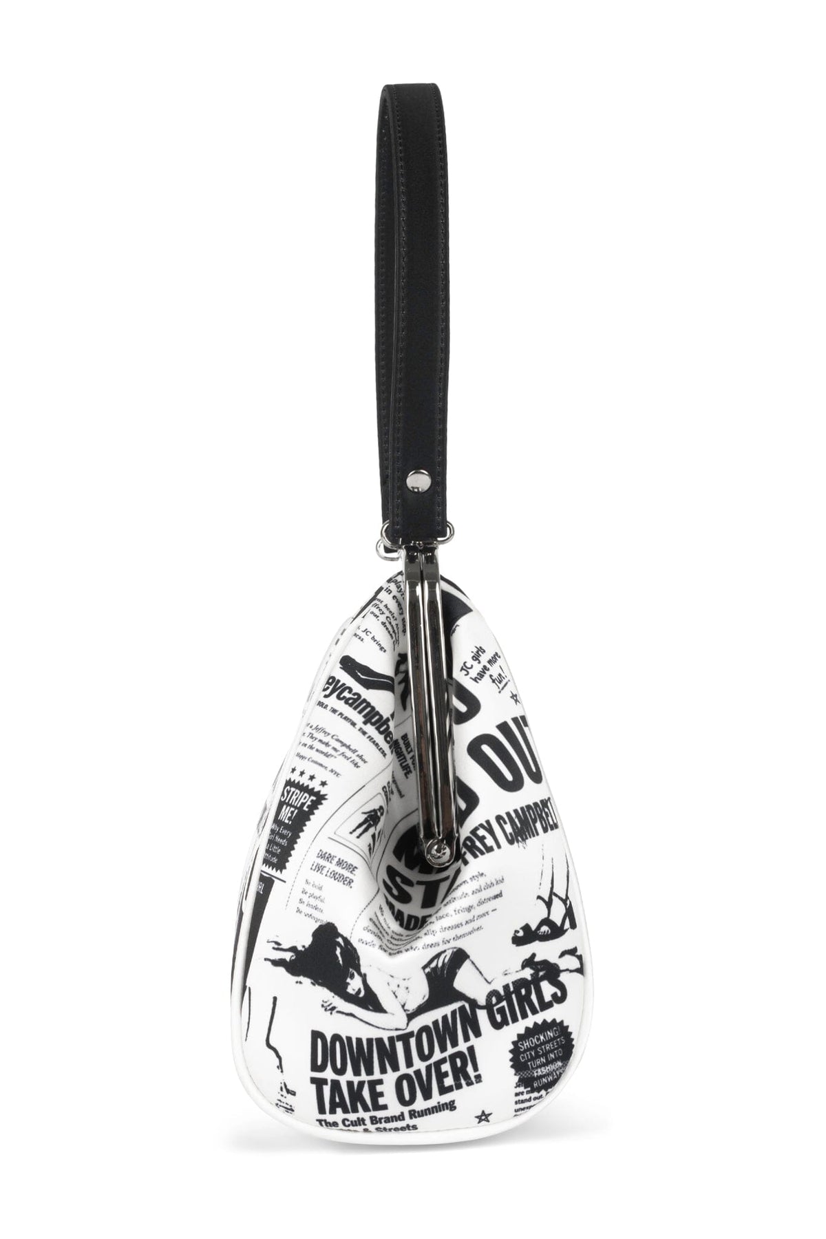 BEEP-BEEP Handbag Newspaper Print