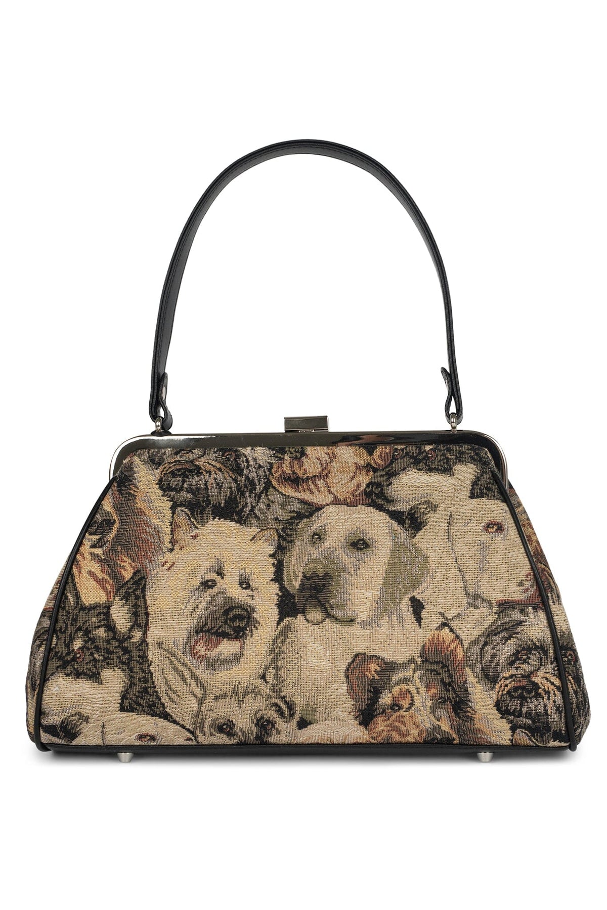 BEEP-BEEP Jeffrey Campbell Handbag Dog Print Tapestry 