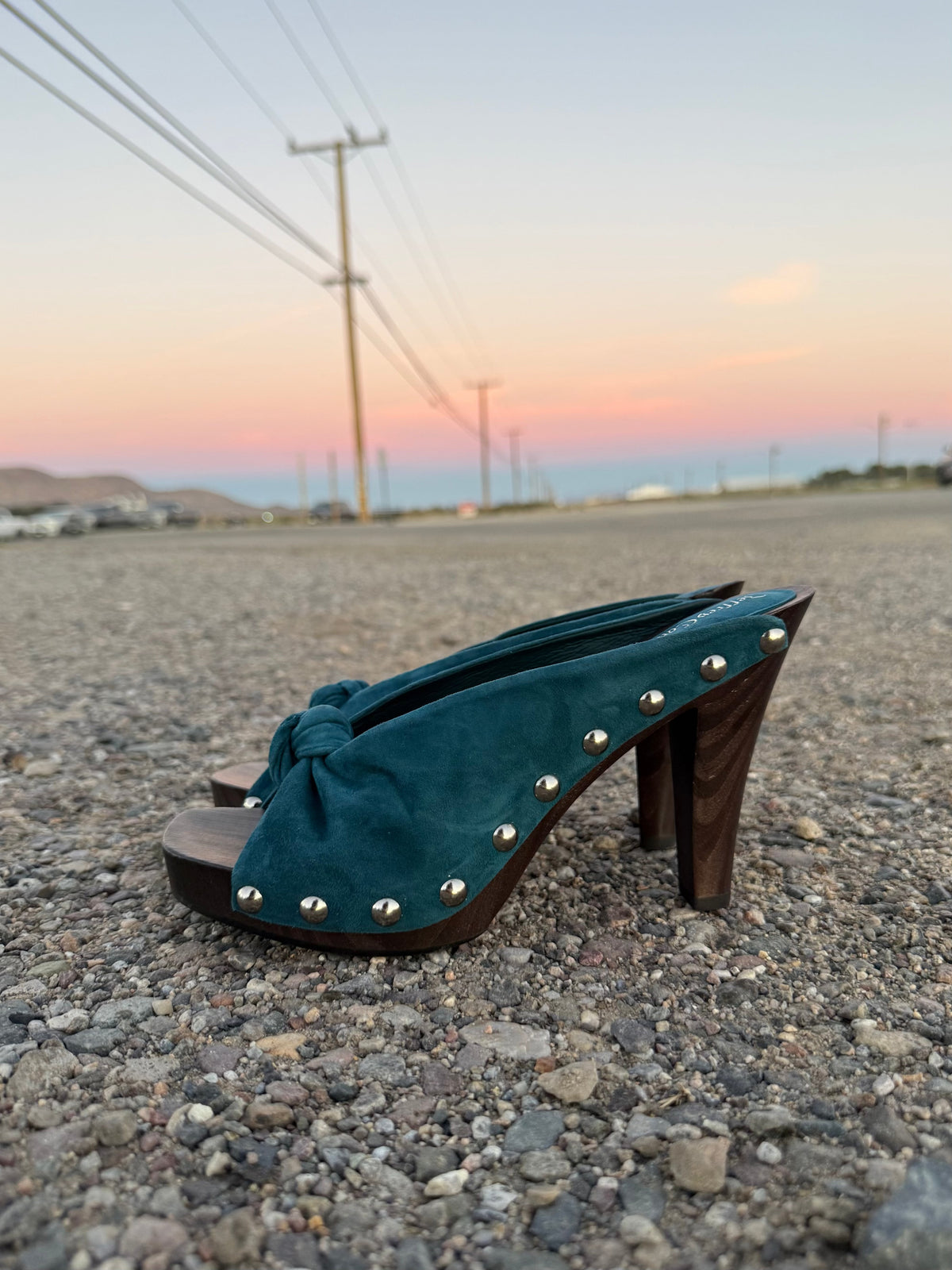 BELLEZA Turquoise Suede _hover