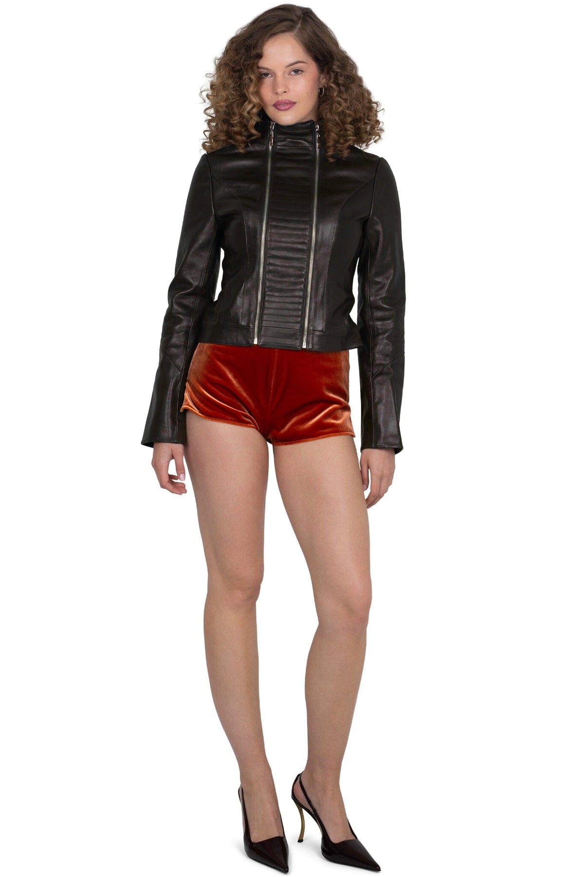 BERGHAIN Jeffrey Campbell Jacket  Brown _hover