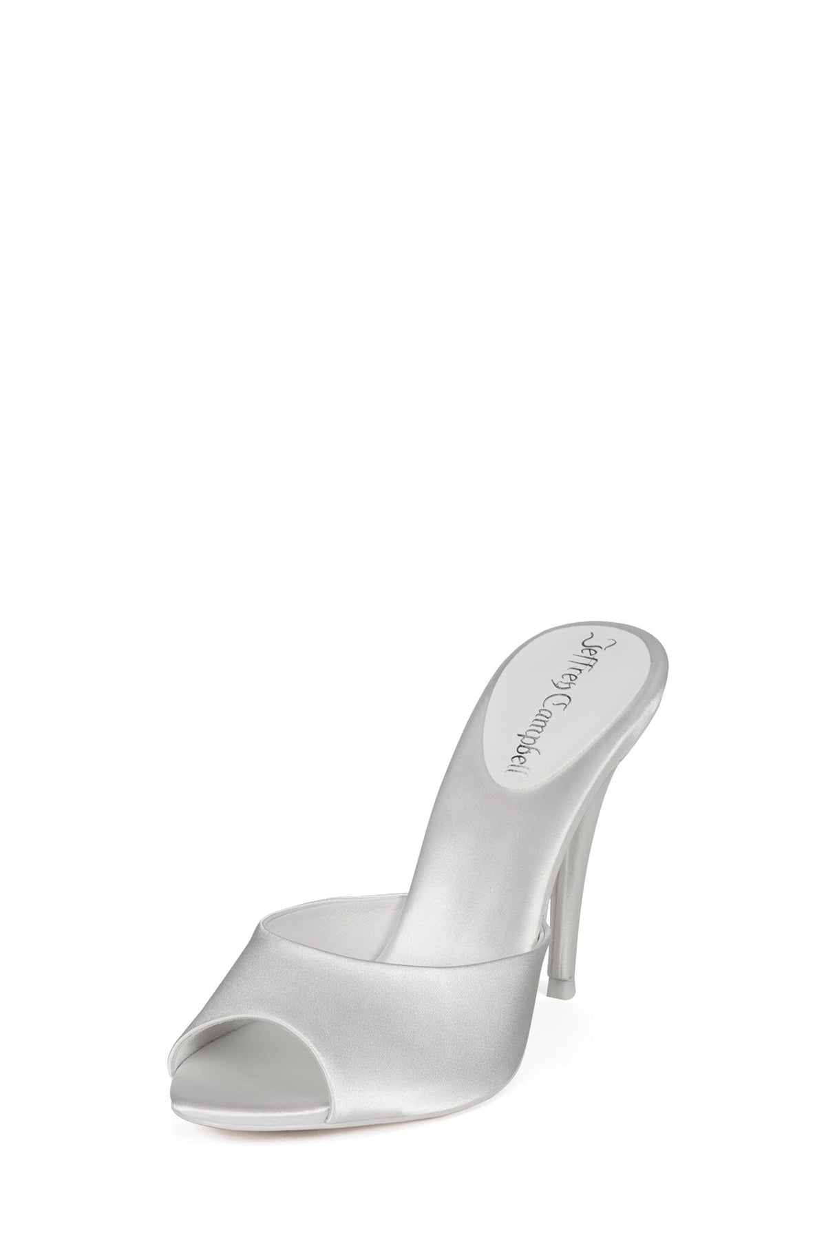 BIENVENIDO Heeled Sandal White Satin _hover