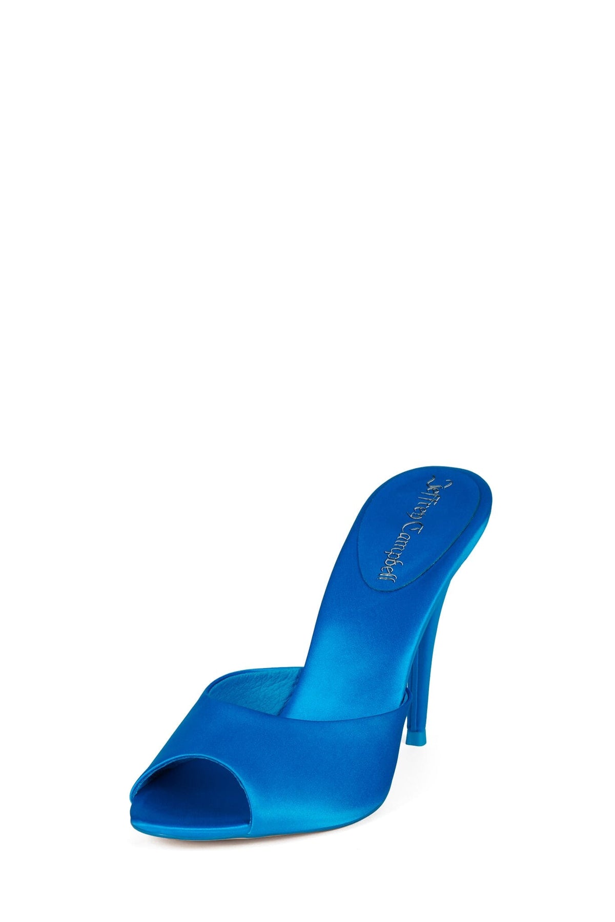 BIENVENIDO Heeled Sandal Blue Silk _hover