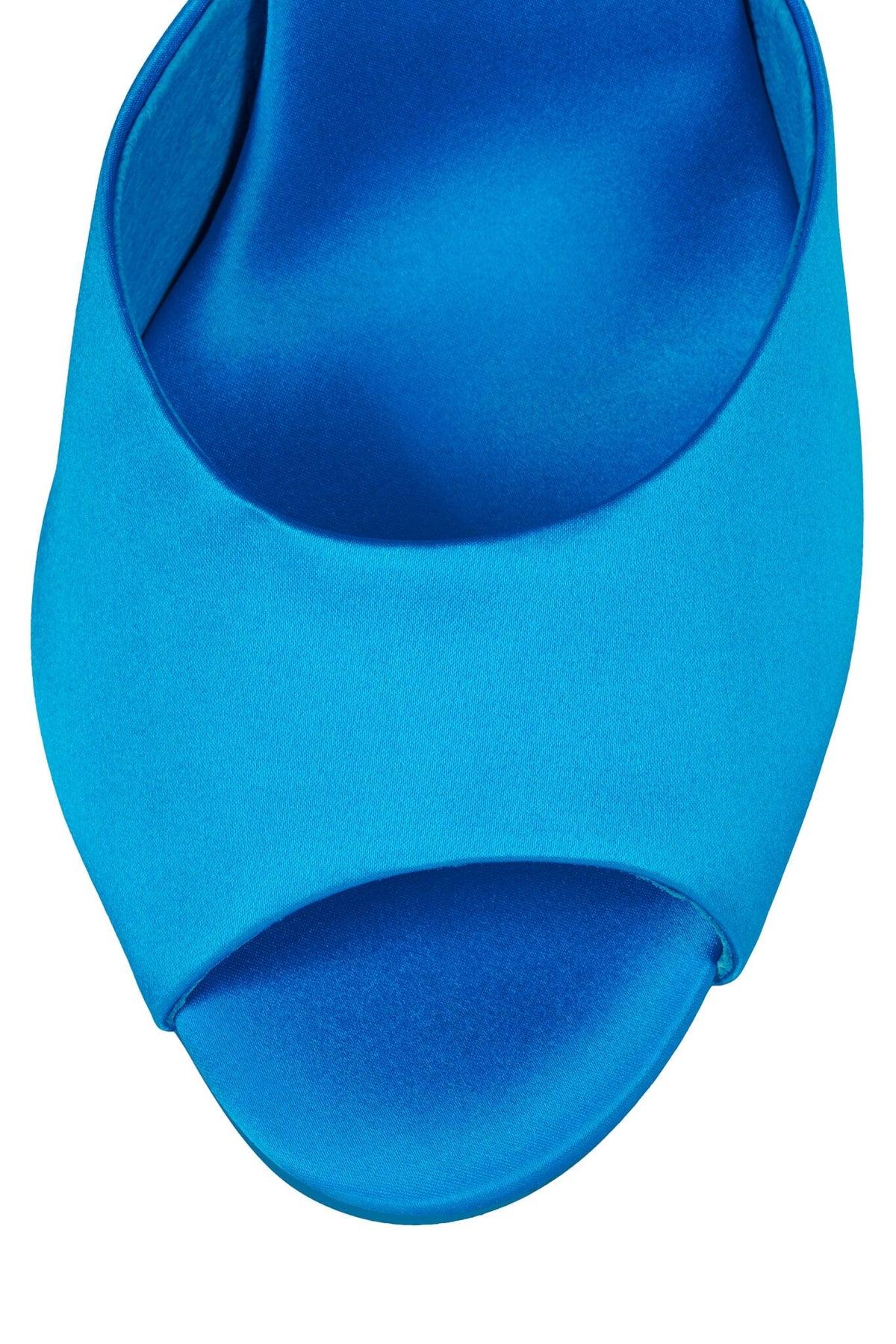 BIENVENIDO Heeled Sandal Blue Silk