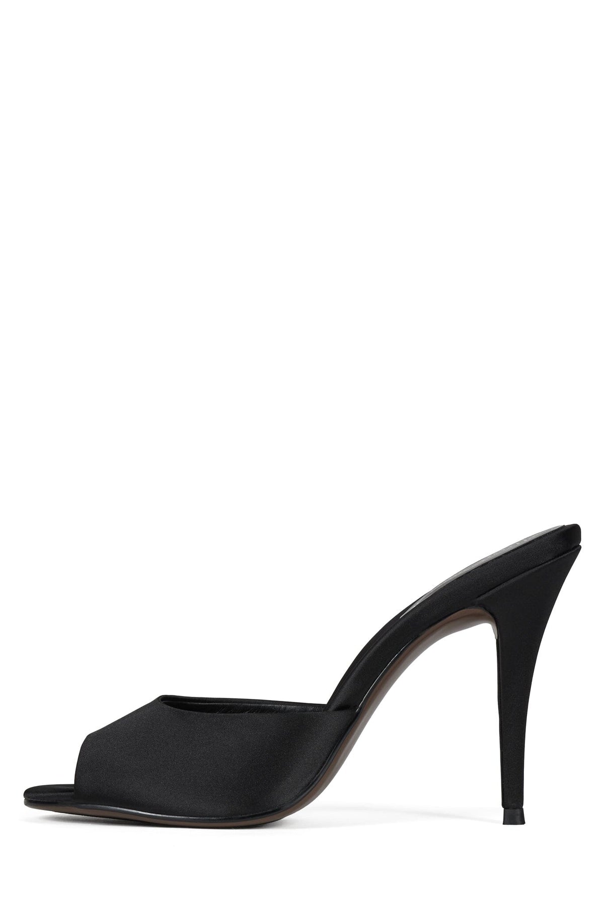 BIENVENIDO Heeled Sandal Black Satin
