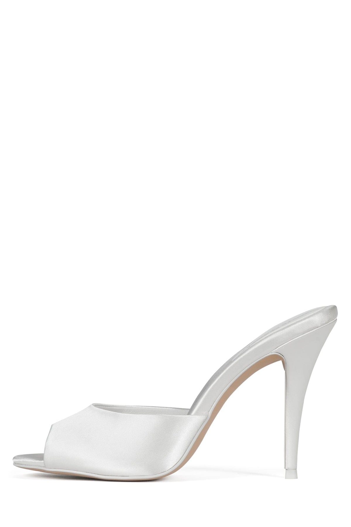 BIENVENIDO Heeled Sandal White Satin