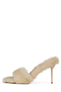 BIG-MAMA-F Jeffrey Campbell Heeled Sandal Beige
