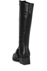 BIOME Jeffrey Campbell Knee-High Boot Black