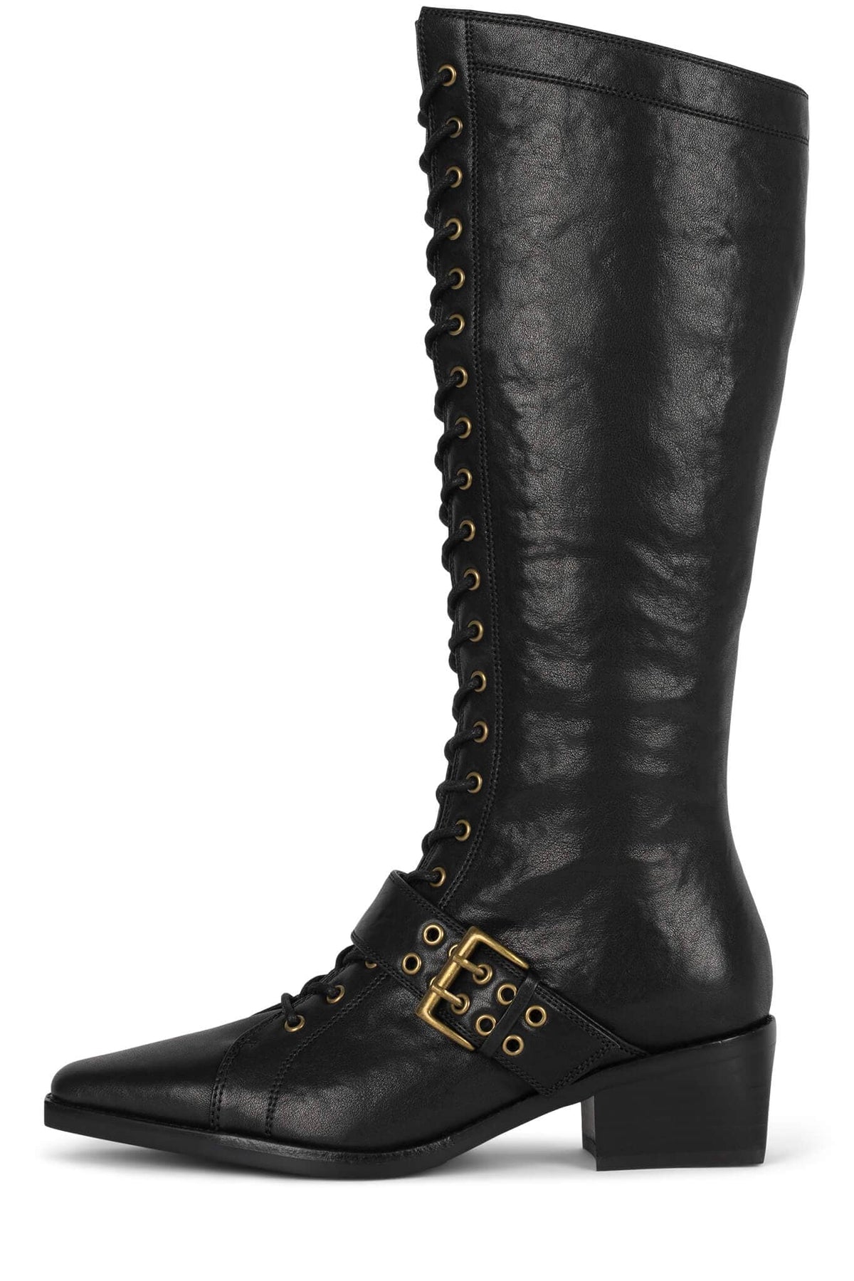 BIOME Jeffrey Campbell Knee-High Boot Black