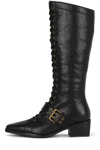 BIOME Jeffrey Campbell Knee-High Boot Black