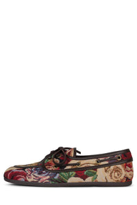 BOAST loafer DV Red Brown Floral Tapestry 6 