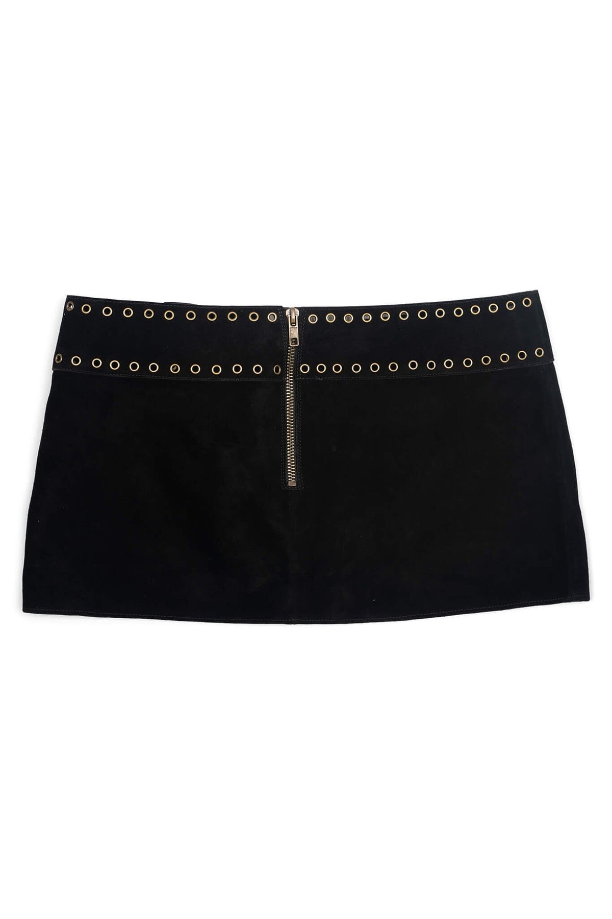 BOLSITA SKIRT Jeffrey Campbell Mini Skirt Black Suede
