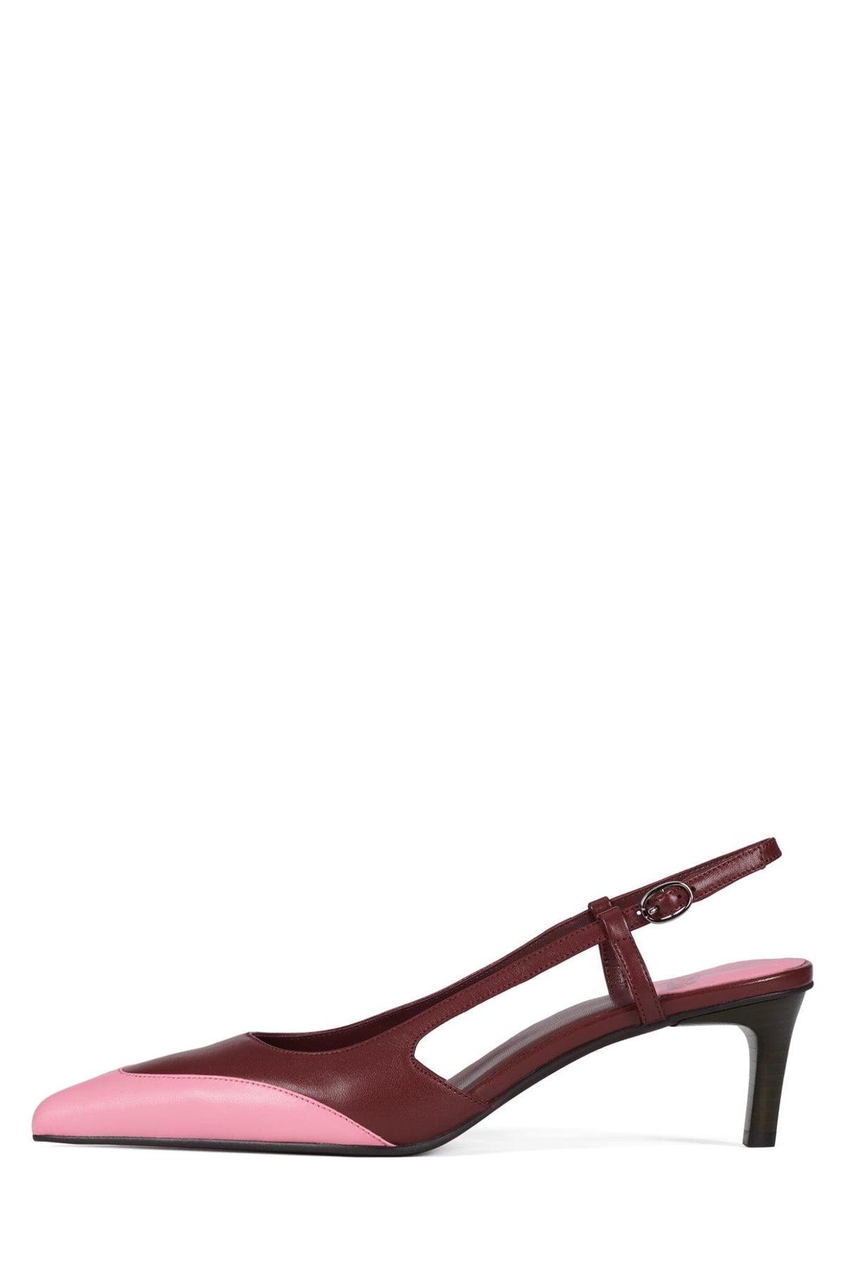 BOOSHKY Jeffrey Campbell Heeled Sandal Wine Pink Combo 