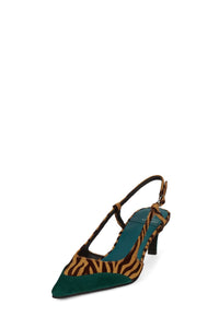 BOOSHKY-F Jeffrey Campbell Slingback Heel Beige Zebra Turquoise _hover