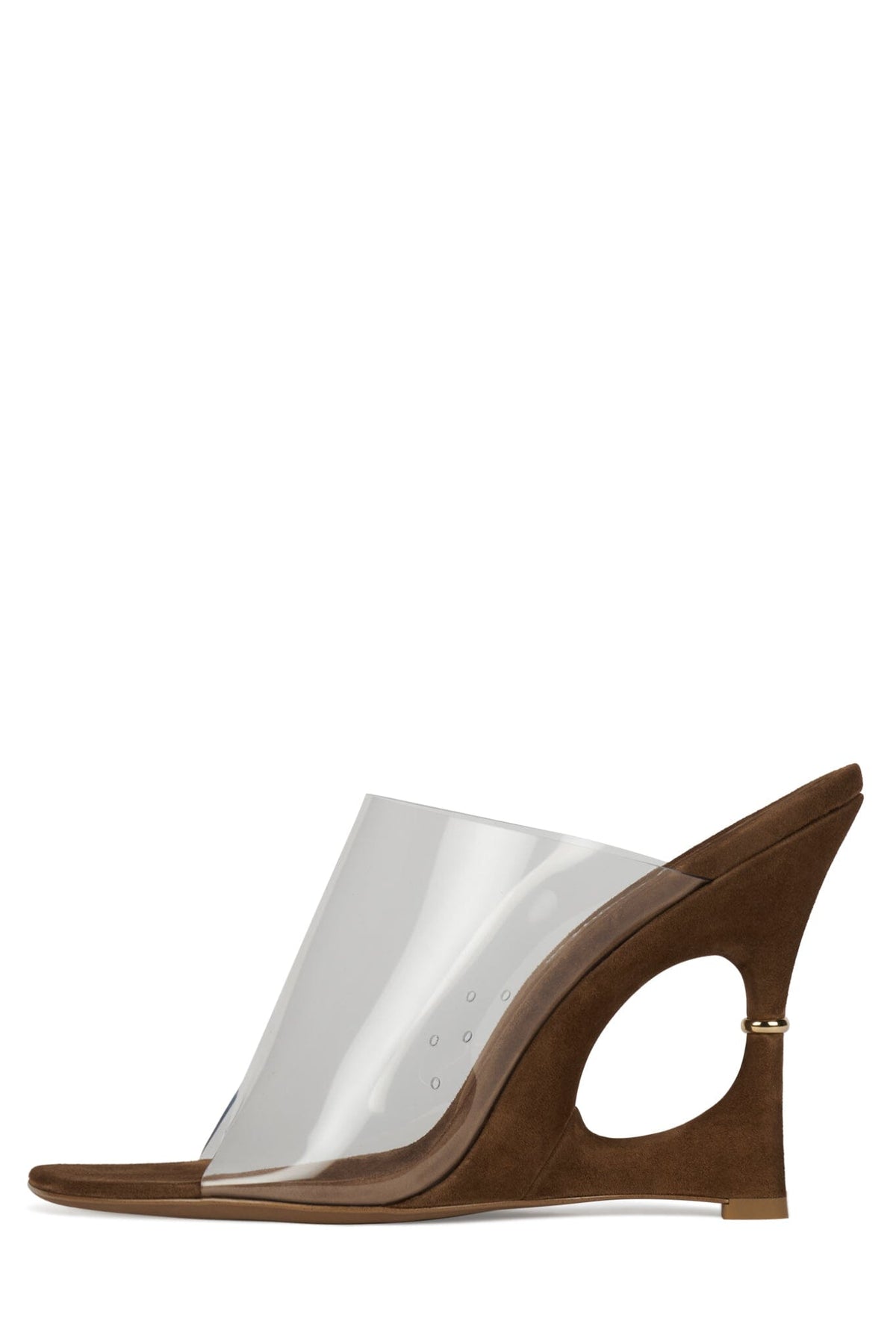 BOOYAH Jeffrey Campbell Wedge Tan Suede