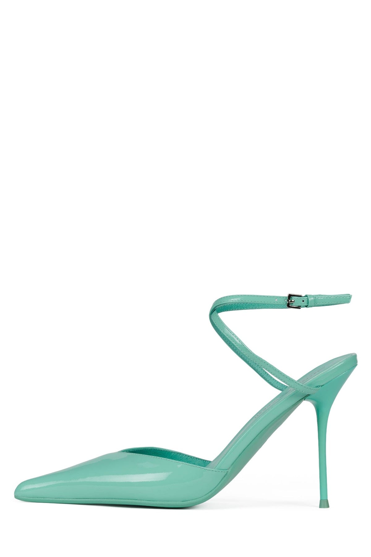 BORDEAUX Jeffrey Campbell Slingback Heel Mint Patent