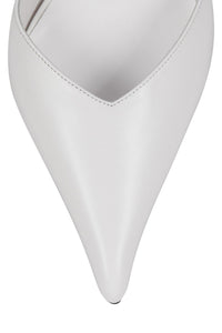 BORDEAUX Jeffrey Campbell Heeled Sandal White