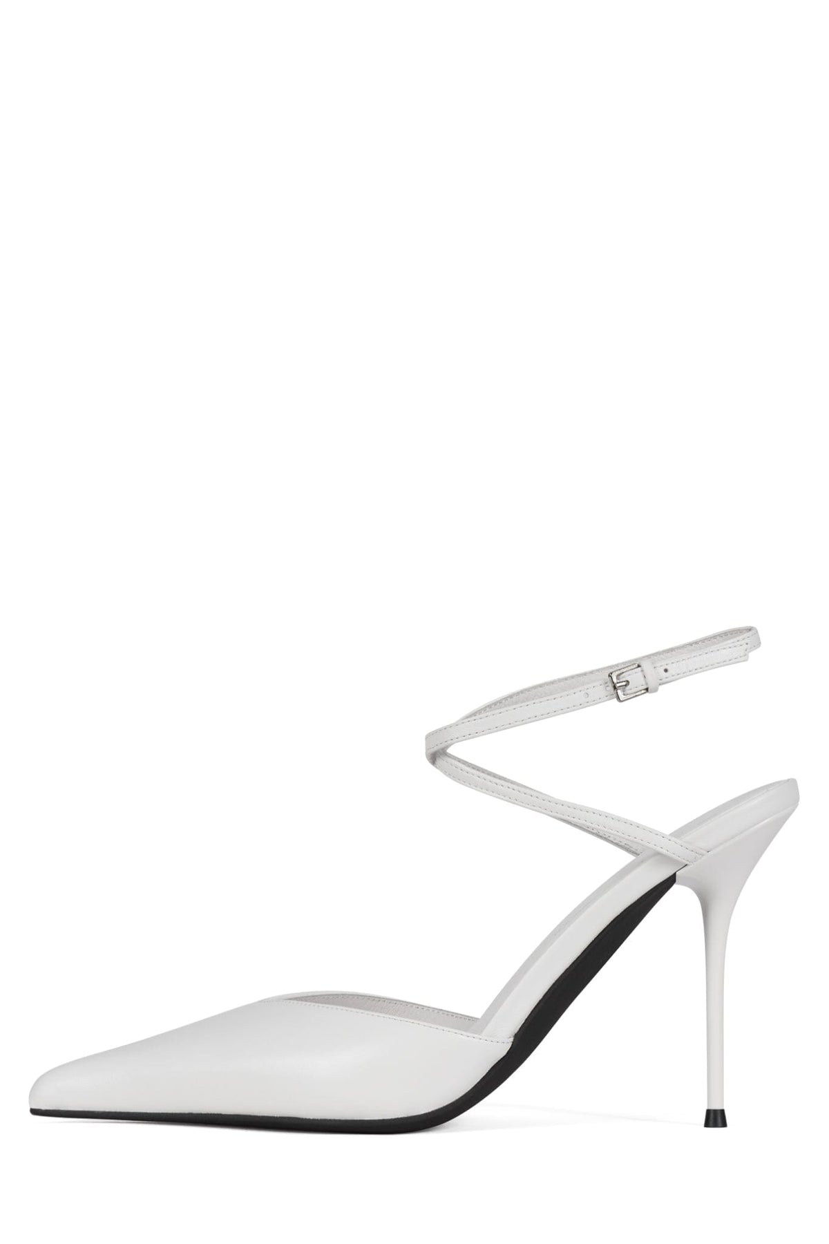 BORDEAUX Jeffrey Campbell Heeled Sandal White