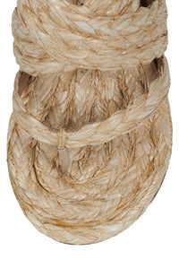 BOREAL Jeffrey Campbell White Tan Raffia