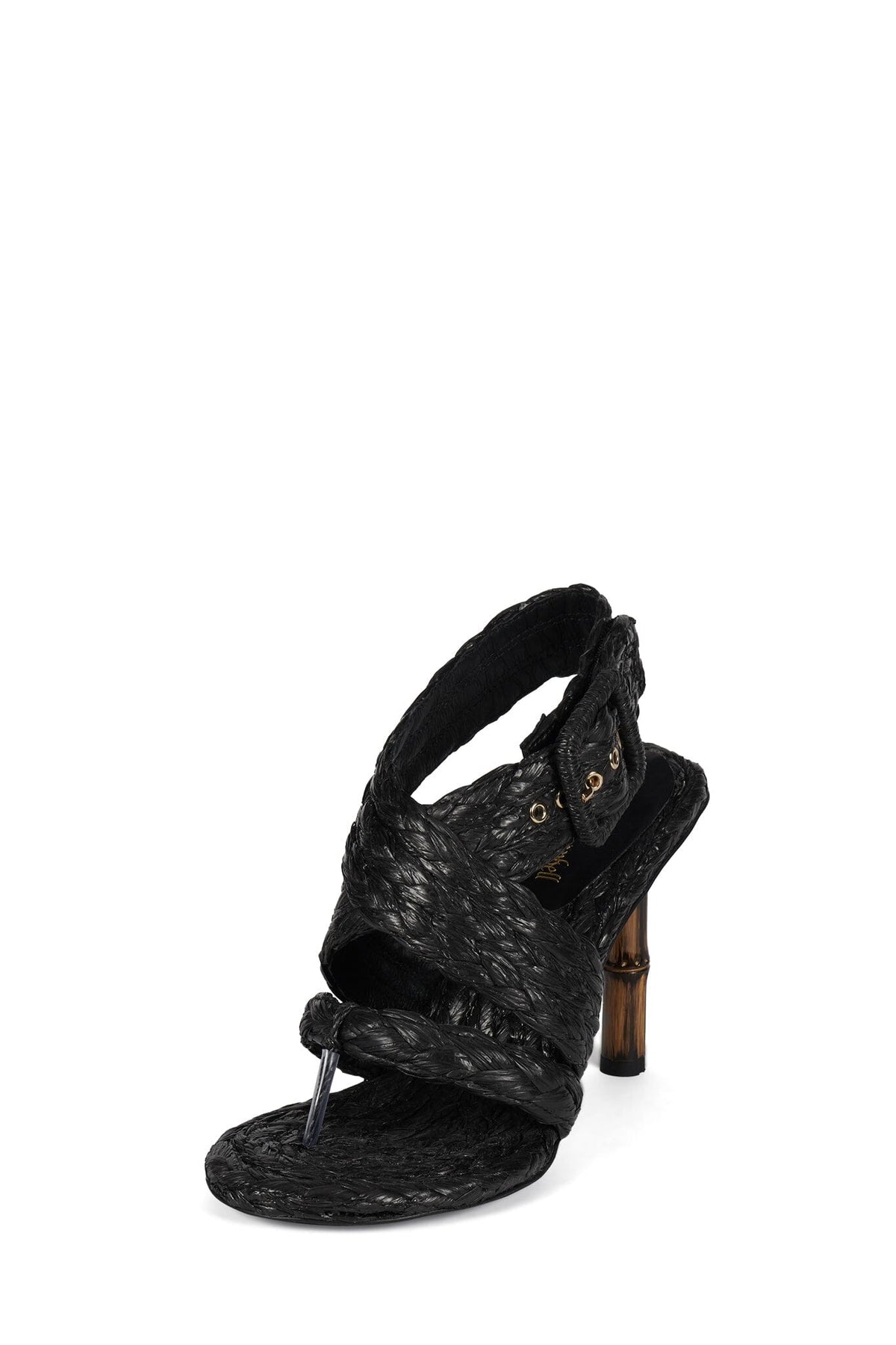 BOREAL Jeffrey Campbell Black Raffia _hover