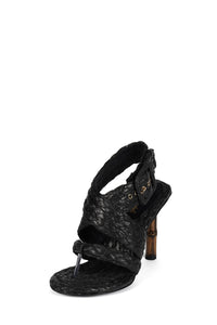BOREAL Jeffrey Campbell Black Raffia _hover