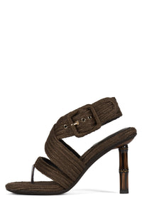 BOREAL Jeffrey Campbell Brown Raffia 