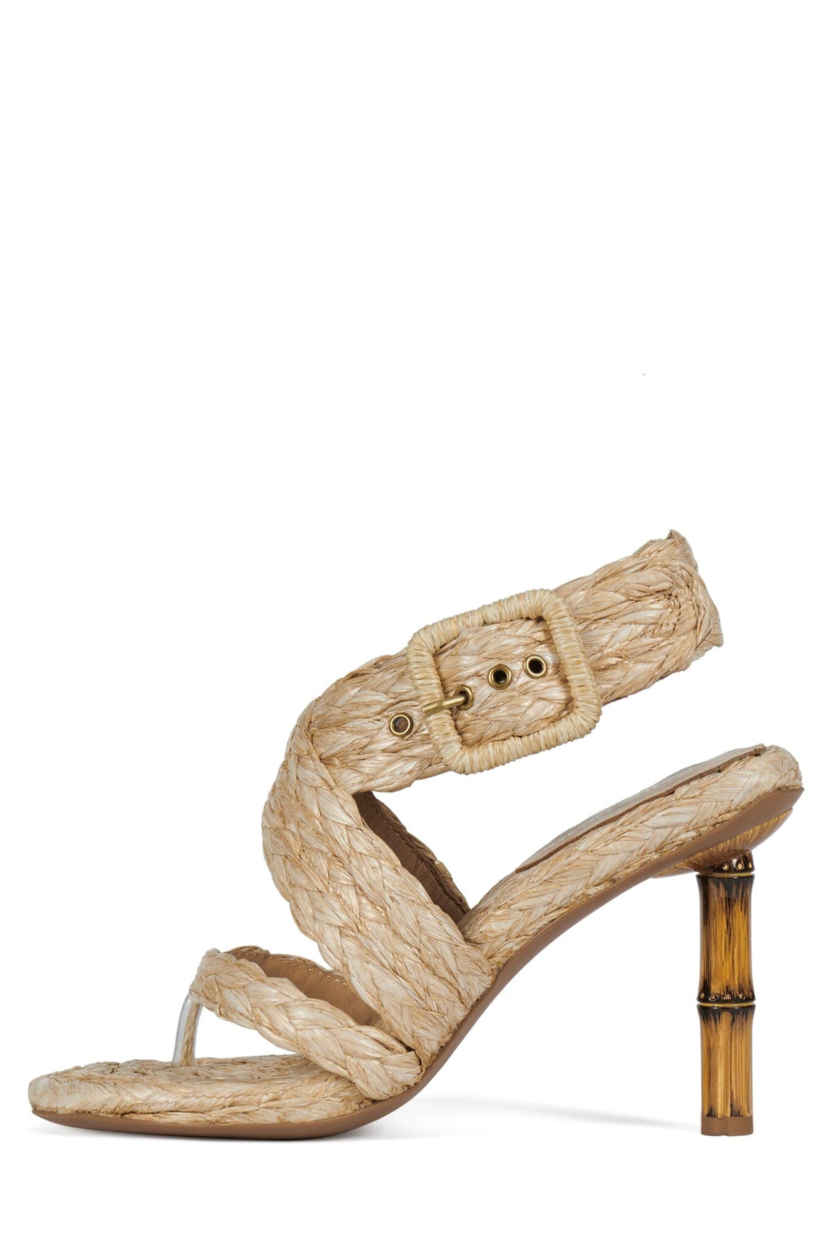 BOREAL Jeffrey Campbell White Tan Raffia