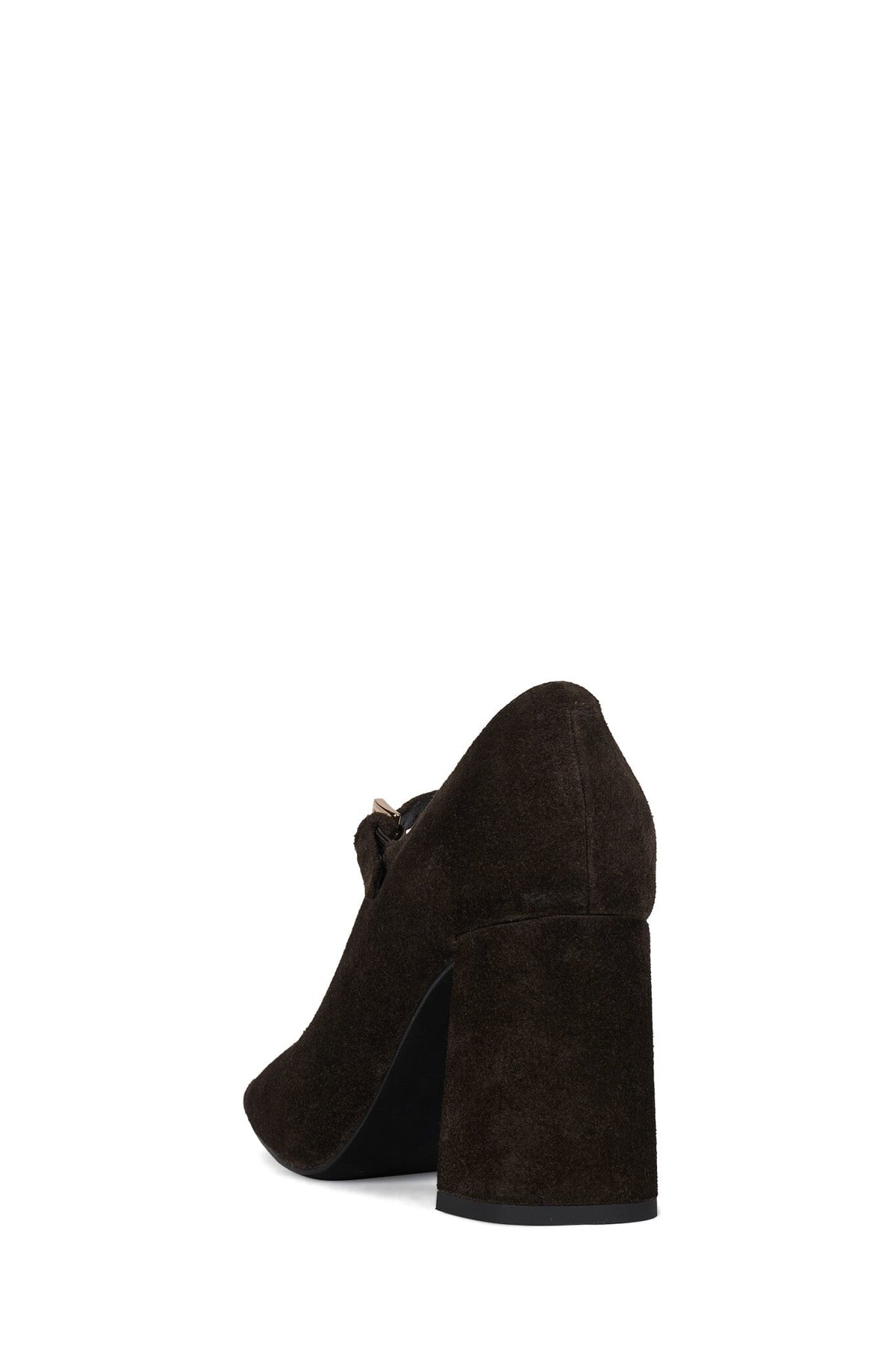 BOURDIN-2 Jeffrey Campbell Mary Jane Pump Brown Suede