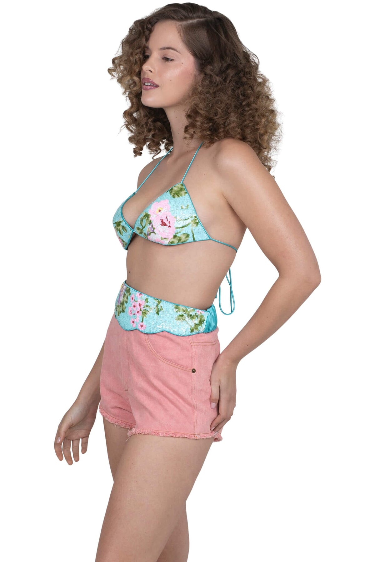 BRIA-SEQ Jeffrey Campbell Belt Blue Combo