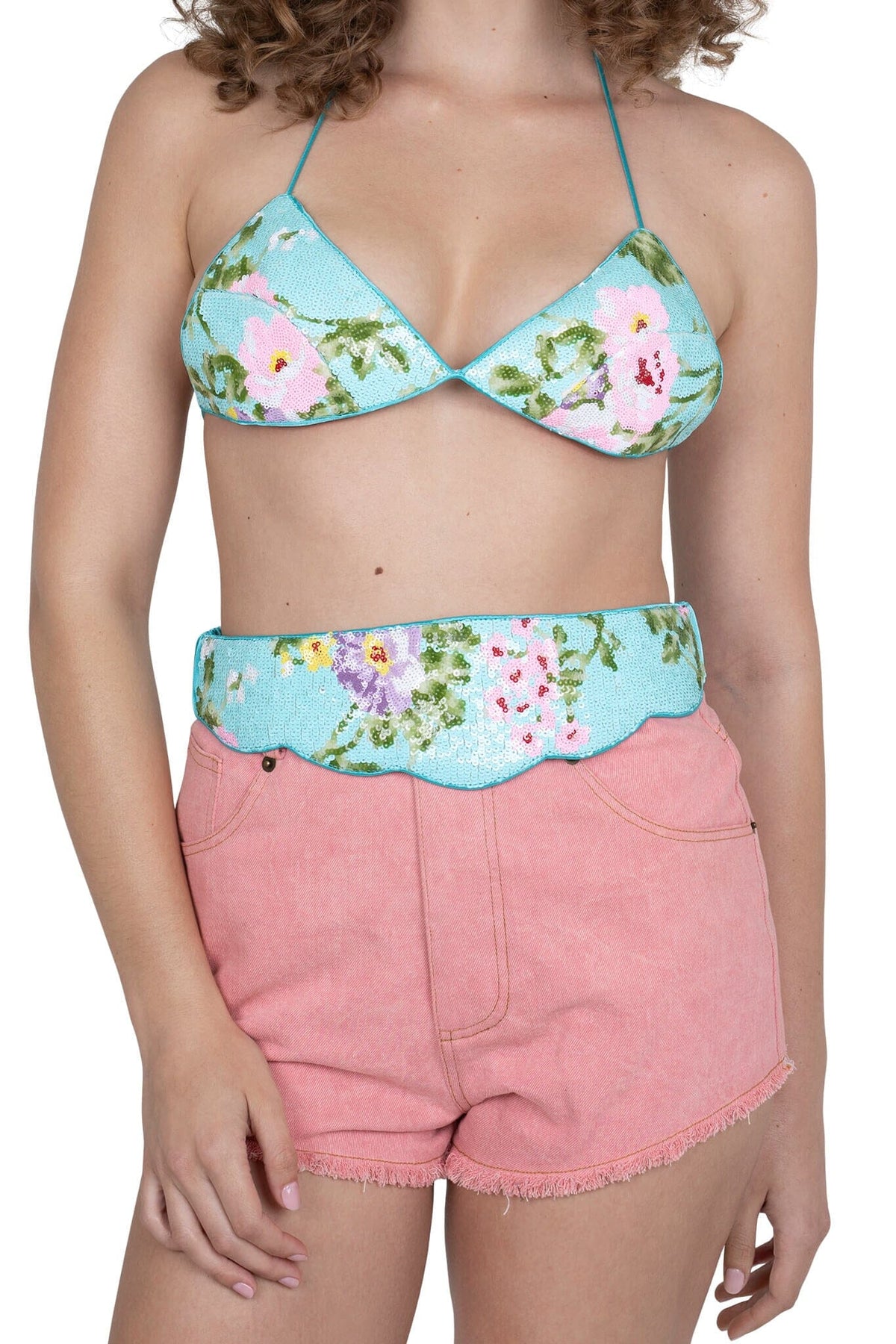 BRIA-SEQ Jeffrey Campbell Belt Blue Combo