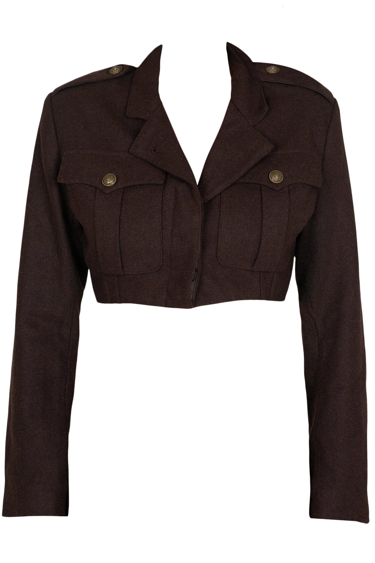 BRIGADIER Jeffrey Campbell Jacket Brown Tweed