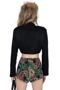 BRIGADIER Jeffrey Campbell Jacket Black Tweed 