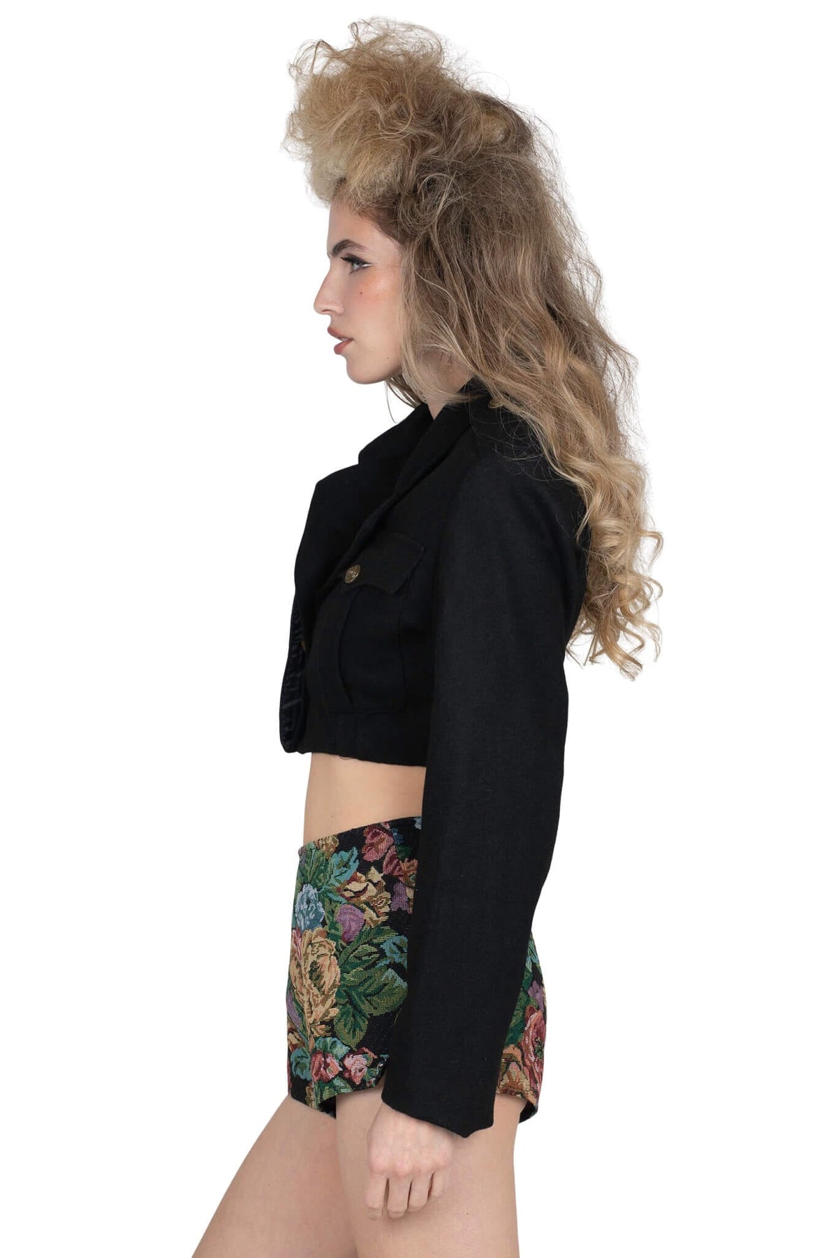 BRIGADIER Jeffrey Campbell Jacket Black Tweed 