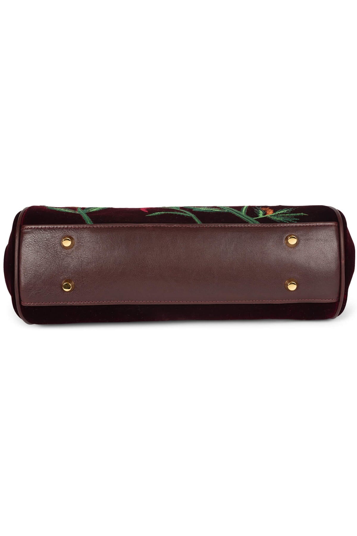 BRODERIE Jeffrey Campbell Handbags Wine Velvet Floral Multi