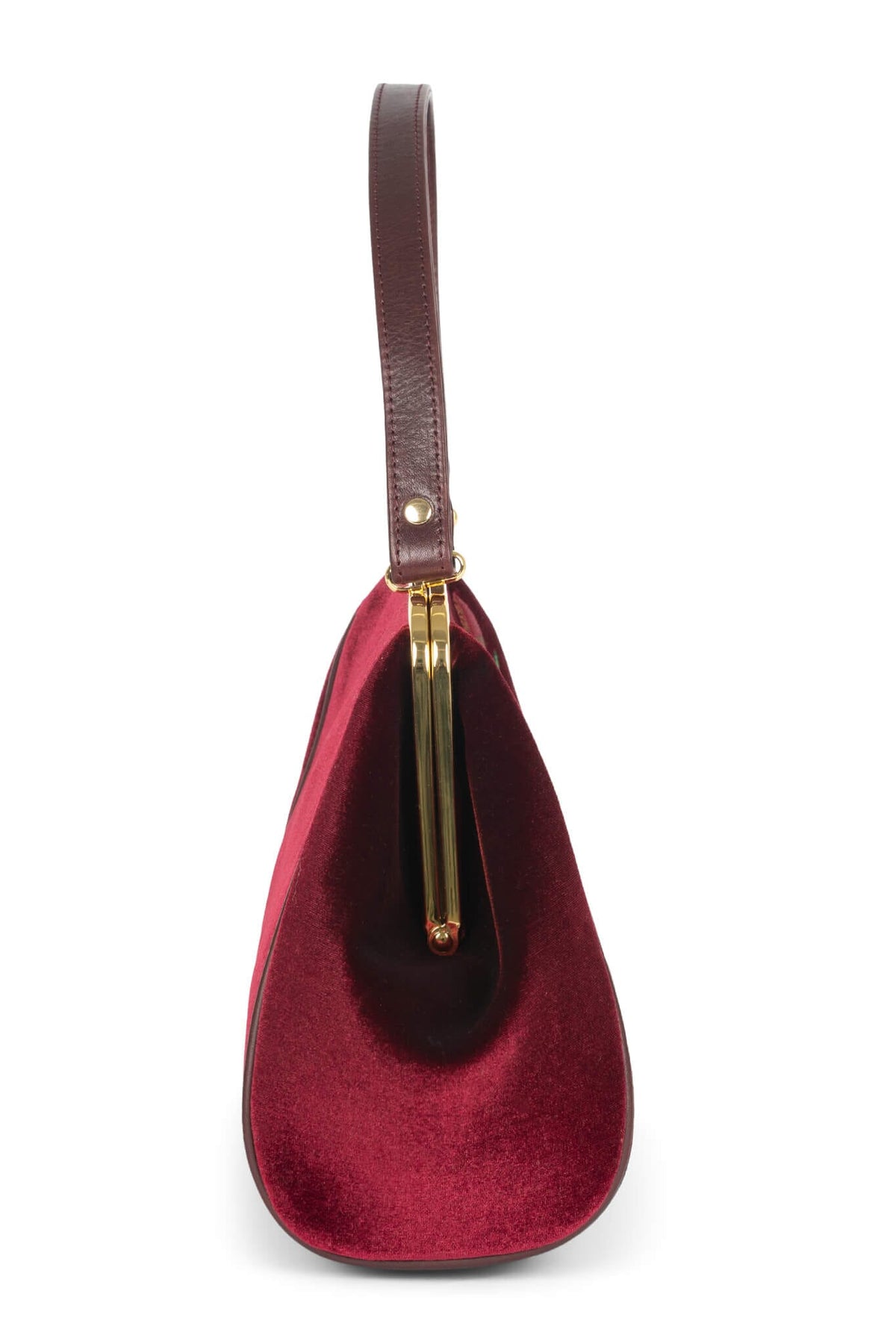 BRODERIE Jeffrey Campbell Handbags Wine Velvet Floral Multi