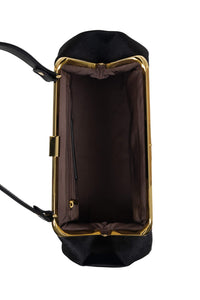 BRODERIE Jeffrey Campbell Handbags Black Velvet Floral Mult