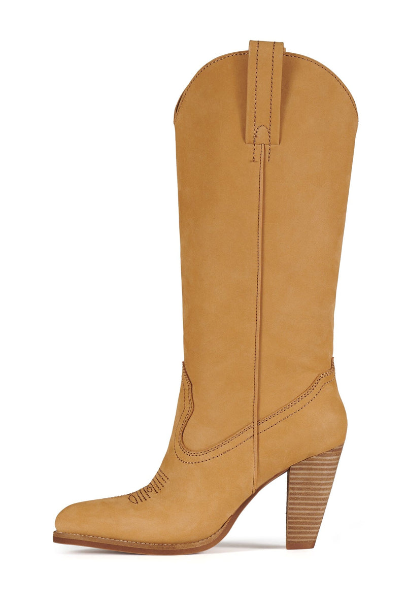 BULLSEYE Knee-High Boot YYH Camel Nubuck 6 