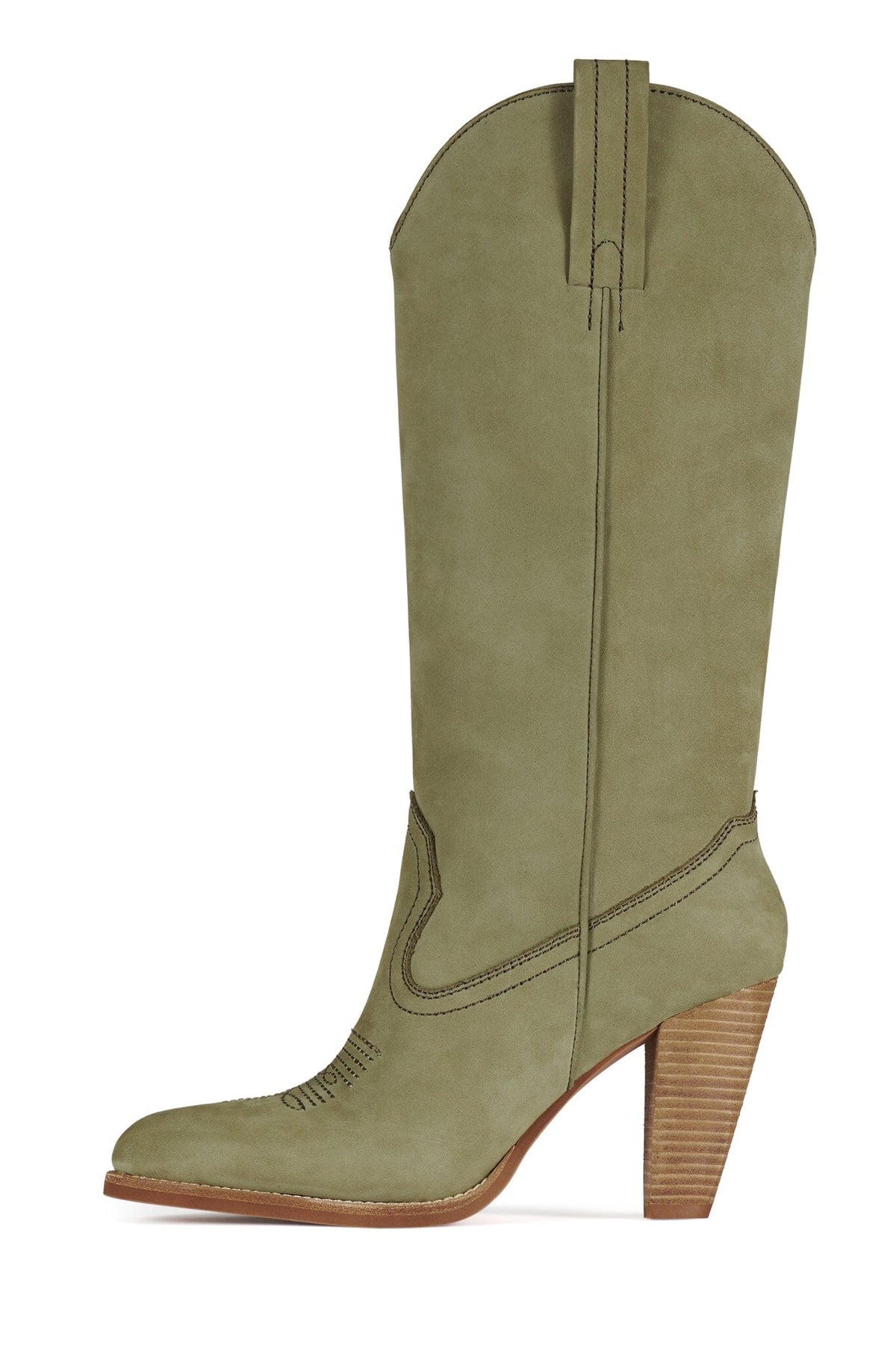 BULLSEYE Knee-High Boot YYH Olive Nubuck 6 