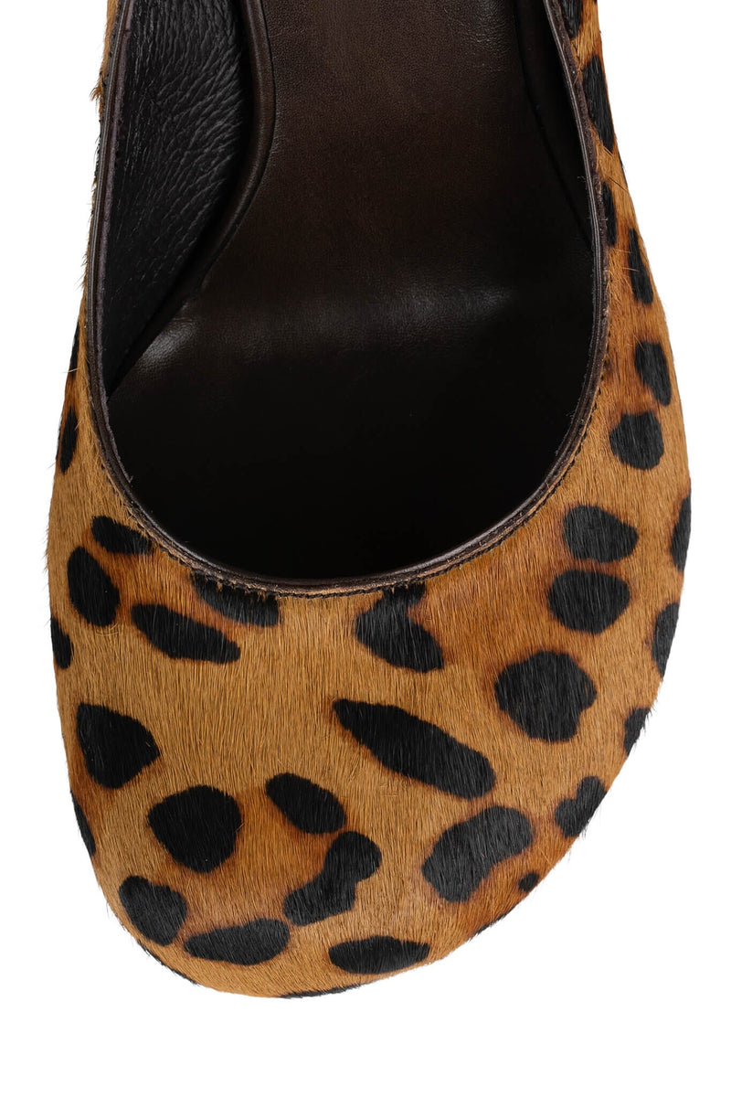 BUXOM-F Jeffrey Campbell Pump Tan Brown Cheetah