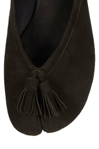 CABAL-T Flat Mule Brown Suede