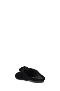 CABAL-T Flat Mule Black Suede