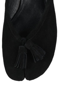 CABAL-T Flat Mule Black Suede