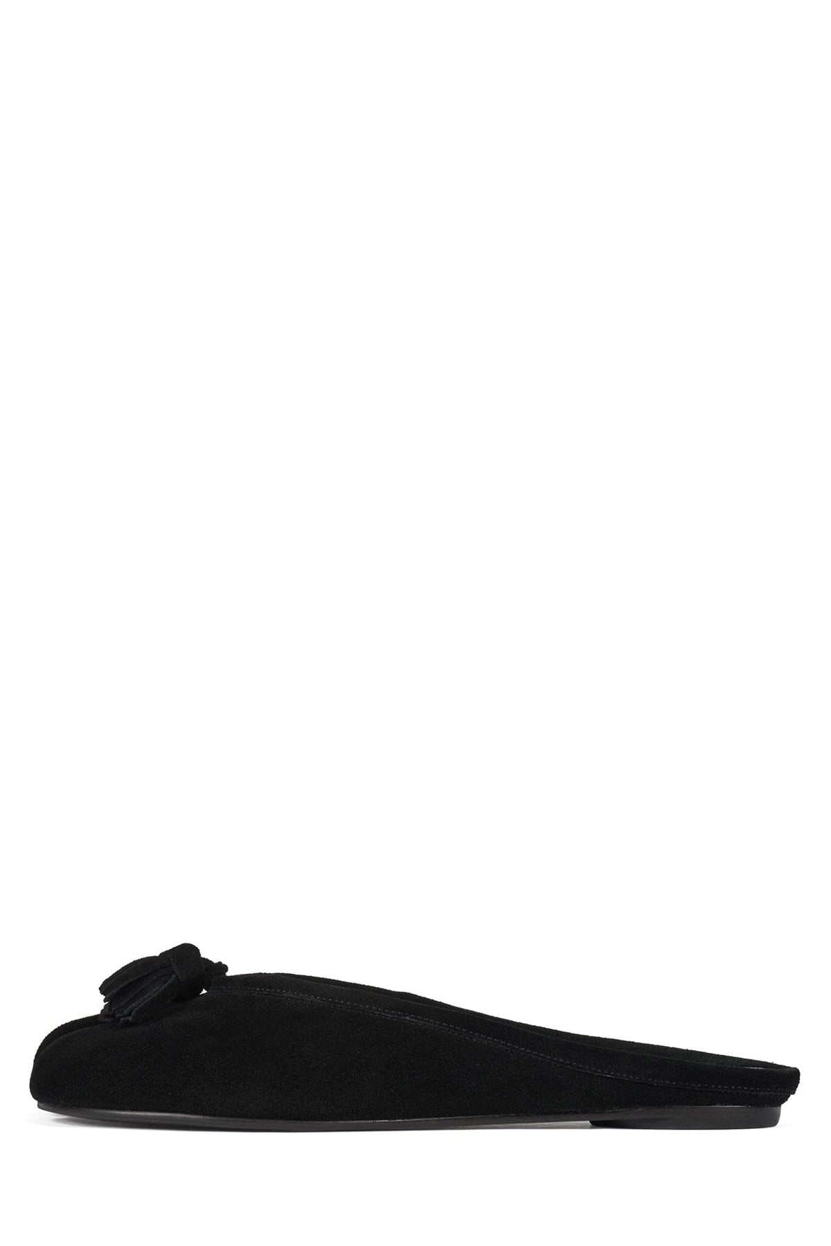CABAL-T Flat Mule Black Suede