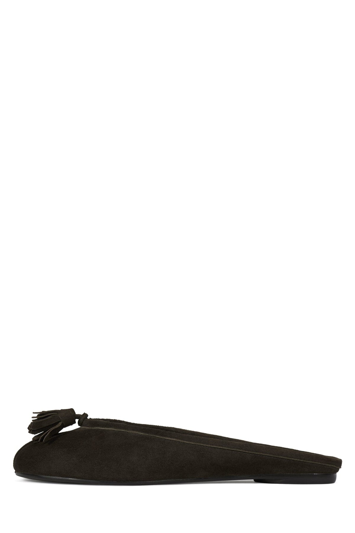 CABAL-T Flat Mule Brown Suede