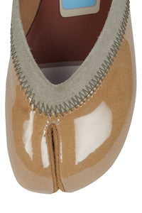 CABAL Flat Mule Clear Beige Combo