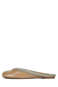 CABAL Flat Mule Clear Beige Combo 
